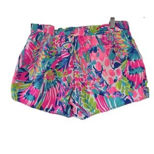 Lilly Pulitzer Gumbo Limbo Runaround Shorts Mesh Pockets Beach Shorts Size Med